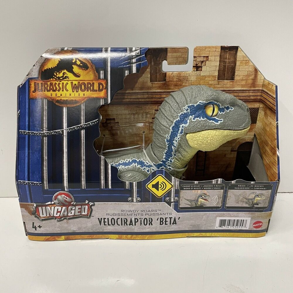 Jurassic World Dominion Rowdy Roars Interactive Velociraptor Beta Figure